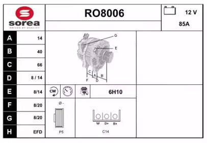 Генератор SNRA RO8006