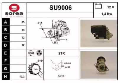 Стартер SNRA SU9006