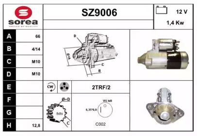 Стартер SNRA SZ9006