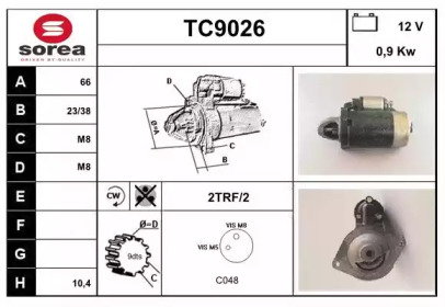 Стартер SNRA TC9026