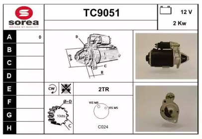 Стартер SNRA TC9051