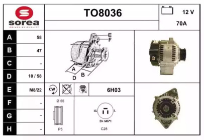 Генератор SNRA TO8036