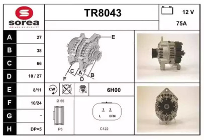 Генератор SNRA TR8043