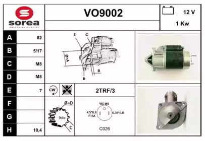 Стартер SNRA VO9002