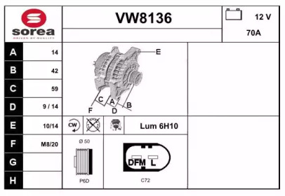 Генератор SNRA VW8136