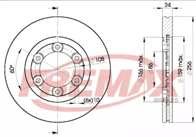 Тормозной диск FREMAX BD-0007