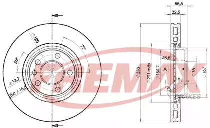 Тормозной диск FREMAX BD-3020