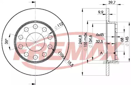 Тормозной диск FREMAX BD-3637