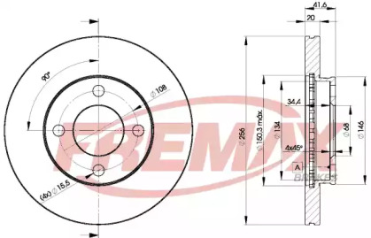 Тормозной диск FREMAX BD-3638