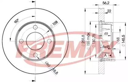 Тормозной диск FREMAX BD-4013