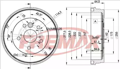 Тормозный барабан FREMAX BD-4443