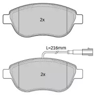 Комплект тормозных колодок FREMAX FBP-1220