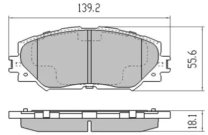 Комплект тормозных колодок FREMAX FBP-1467