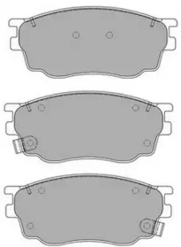 Комплект тормозных колодок FREMAX FBP-1533