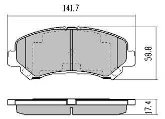 Комплект тормозных колодок FREMAX FBP-1585