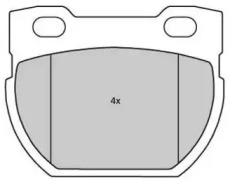 Комплект тормозных колодок FREMAX FBP-1755