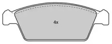 Комплект тормозных колодок FREMAX FBP-1777