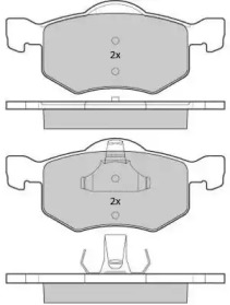 Комплект тормозных колодок FREMAX FBP-1786