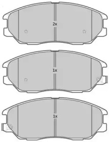 Комплект тормозных колодок FREMAX FBP-1802