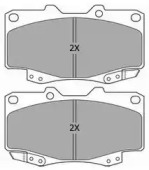 Комплект тормозных колодок FREMAX FBP-1809