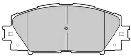 Комплект тормозных колодок FREMAX FBP-1833