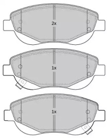 Комплект тормозных колодок FREMAX FBP-1835