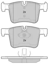 Комплект тормозных колодок FREMAX FBP-1857