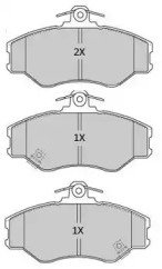 Комплект тормозных колодок FREMAX FBP-1908