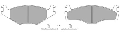 Комплект тормозных колодок FREMAX FBP-0461-01