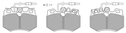 Комплект тормозных колодок FREMAX FBP-0506-01