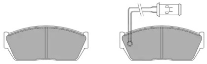 Комплект тормозных колодок FREMAX FBP-0620