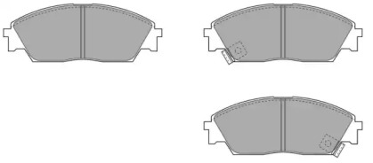 Комплект тормозных колодок FREMAX FBP-0714-01