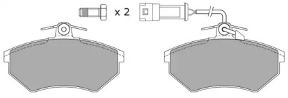 Комплект тормозных колодок FREMAX FBP-0813