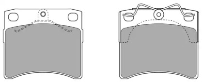 Комплект тормозных колодок FREMAX FBP-0842