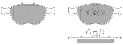 Комплект тормозных колодок FREMAX FBP-1305