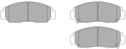 Комплект тормозных колодок FREMAX FBP-1313