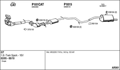 Глушитель FENNO AR901