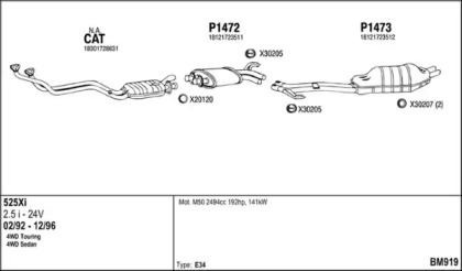 Глушитель FENNO BM919