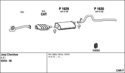 Глушитель FENNO CHR17