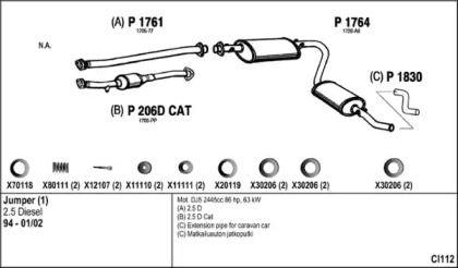 Глушитель FENNO CI112