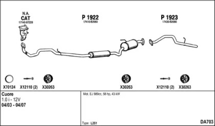 Глушитель FENNO DA703