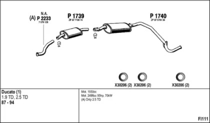 Глушитель FENNO FI111