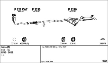 Глушитель FENNO FI504