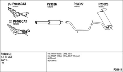 Глушитель FENNO FO1014