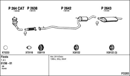 Глушитель FENNO FO203