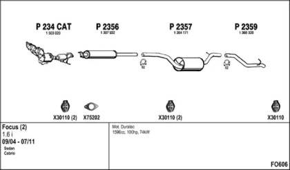 Глушитель FENNO FO606