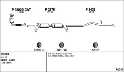 Глушитель FENNO FO747