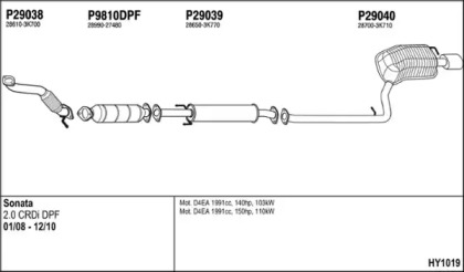 Глушитель FENNO HY1019