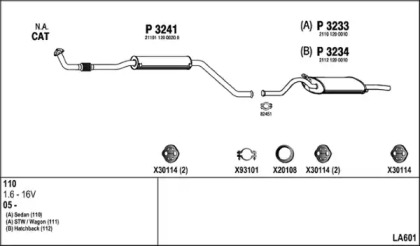 Глушитель FENNO LA601