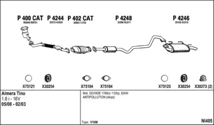 Глушитель FENNO NI405